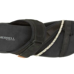 Merrell Black Slide Sandal size 10 women’s Terran 4 Post. All day comfort